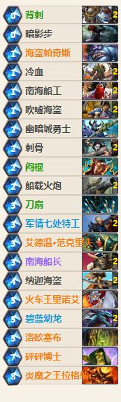 炉石传说狂野冠军贼卡组分享 适合低保以及金头卡组分享