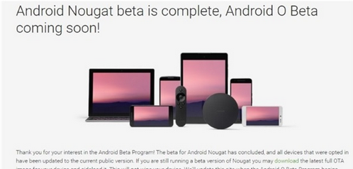 安卓8.0正式版什么时候发布 android 8.0正式版发布时间介绍