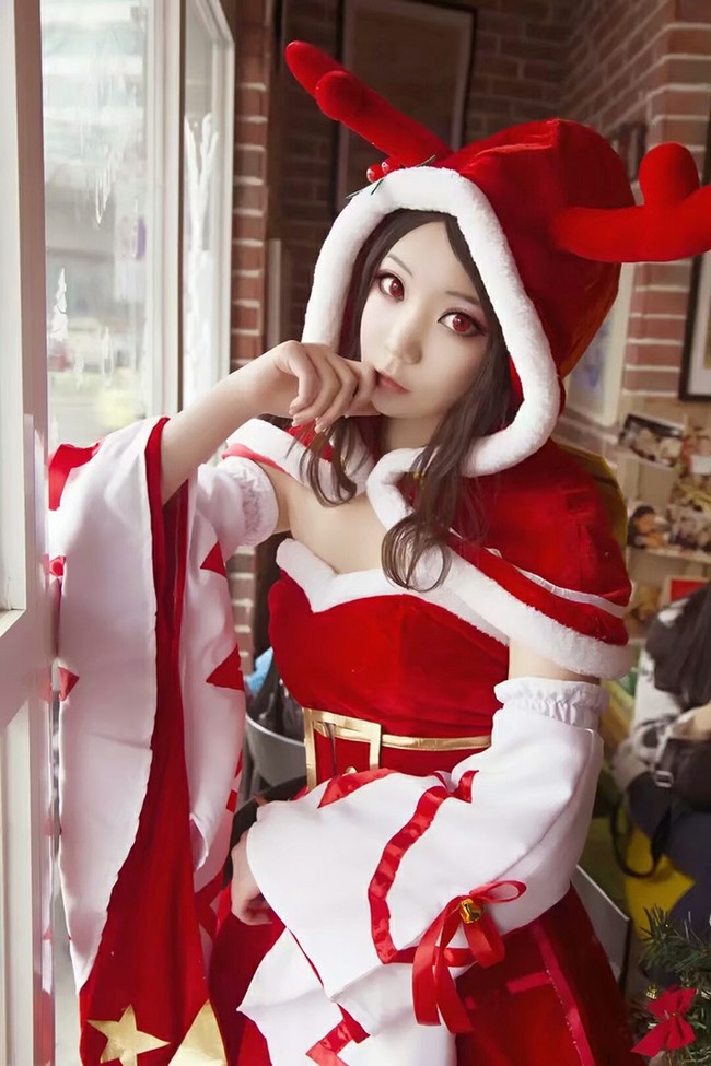 貂蝉圣诞恋歌cosplay照片 貂蝉圣诞恋歌图片高清