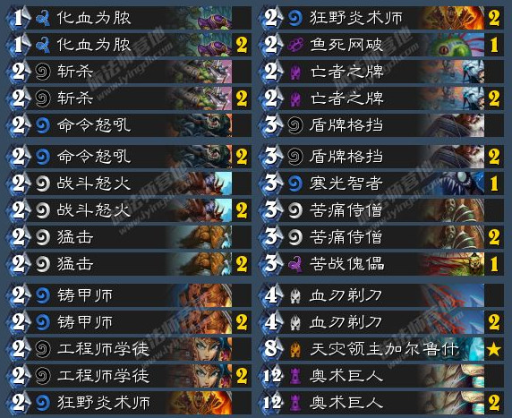 炉石传说新版组合战卡组攻略 炉石传说冰封王座疲劳战卡组介绍