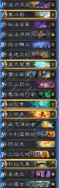炉石传说元素法卡组,炉石传说dk元素法卡组推荐