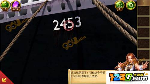 密室逃脱22第一关怎么过 密室逃脱22海上惊魂第一关图解法攻略