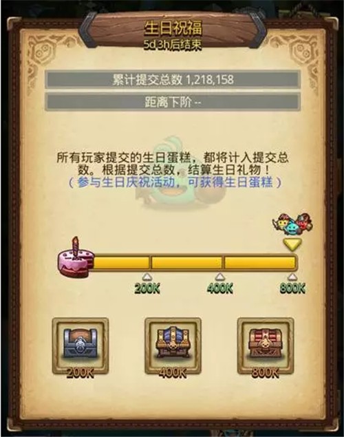 不思议迷宫冈布奥生日礼物是什么 钻石物资拿到手软