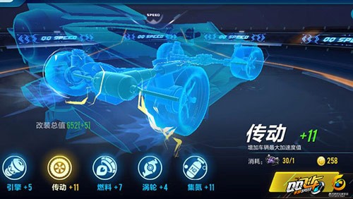 QQ飞车手游a车