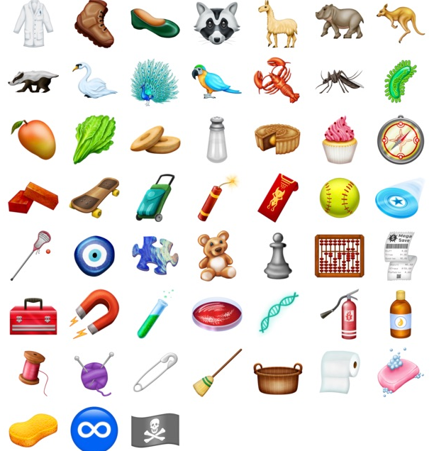 新Emoji表情符号什么时候推出 最新emoji表情大全