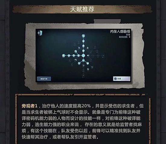 第五人格前锋天赋