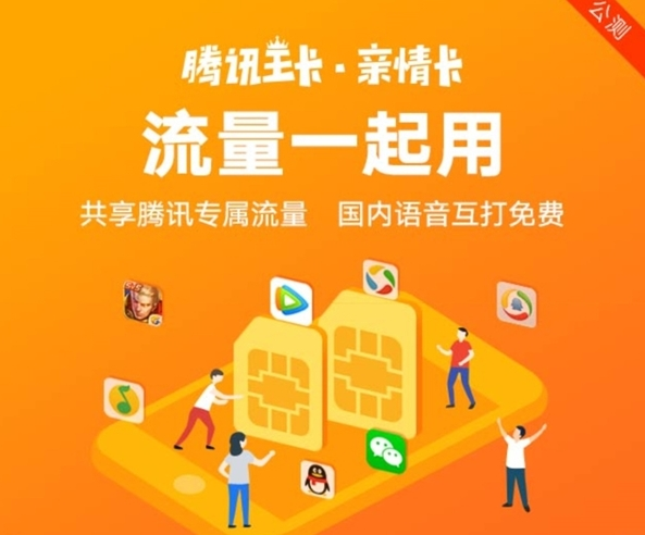 月租6元!腾讯亲情卡升级:现可申请三张