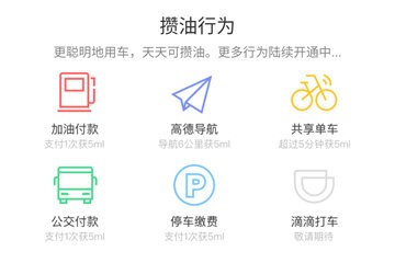 支付宝具体攒油行为