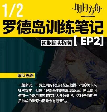 明日方舟阵容搭配