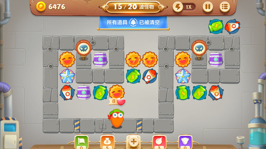 保卫萝卜3 34怎么过,保卫萝卜3 34详细图文攻略