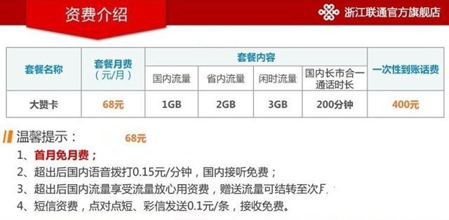 京东大赞卡是什么 京东大赞卡资费详情