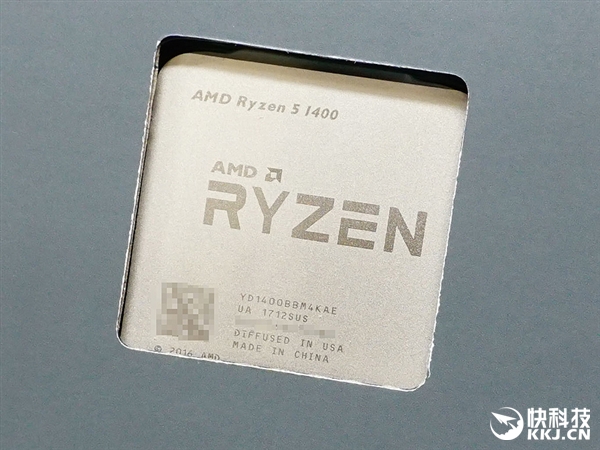 1299元Ryzen 5 1400开盖：AMD入门四核比Intel i7都良心