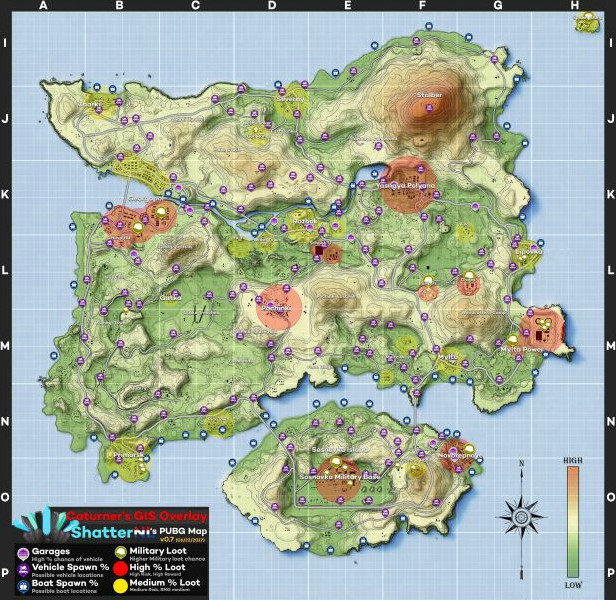 绝地求生大逃杀最新资源地图 绝地求生大逃杀地图详解
