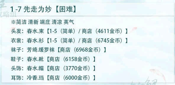 云裳羽衣第一章怎么过 云裳羽衣第一章困难攻略