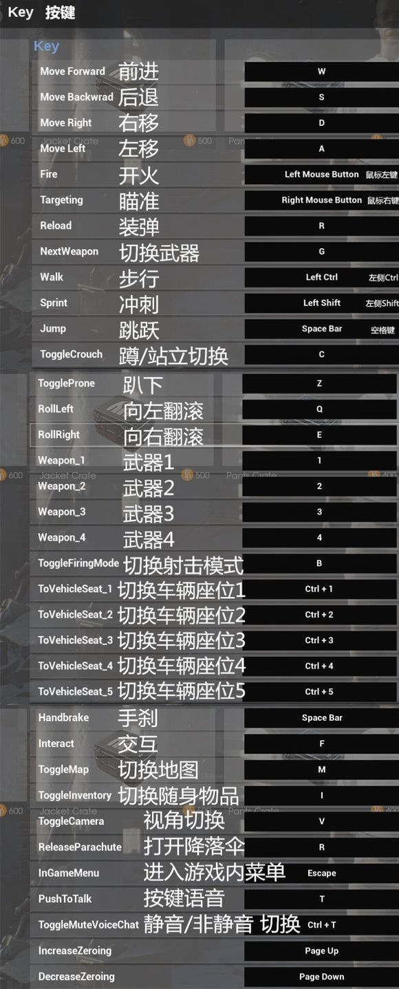 绝地求生大逃杀怎么操作 绝地求生大逃杀按键说明