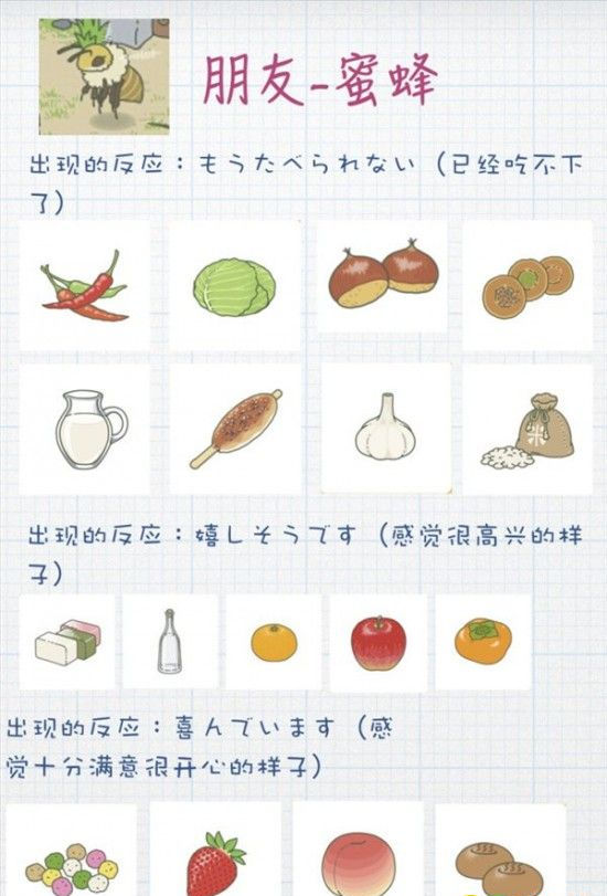 旅行青蛙蜜蜂喜欢吃什么 蜜蜂最喜欢食物介绍