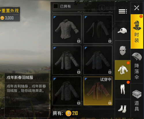 绝地求生刺激战场怎么买衣服 多少钱