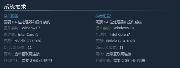 头号玩家游戏要什么配置 头号玩家游戏要求配置介绍