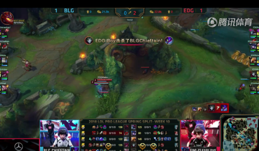 2018EDG vs BLG比赛内容介绍 4月8号厂长回归赛场战报