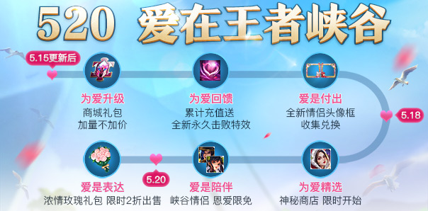 王者荣耀520真情告白活动是什么 王者荣耀520真情告白有什么奖励
