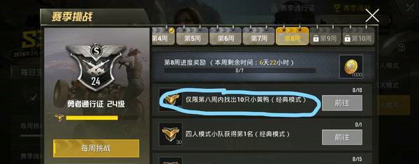 刺激战场小黄鸭在哪里刷 小黄鸭位置一览