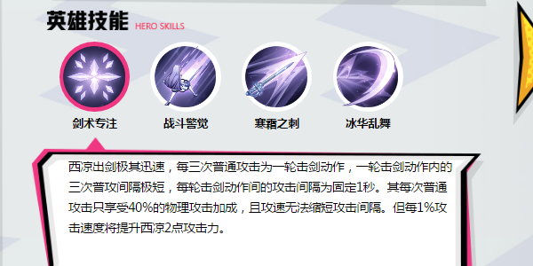 非人学园西凉技能是什么 西凉技能详解