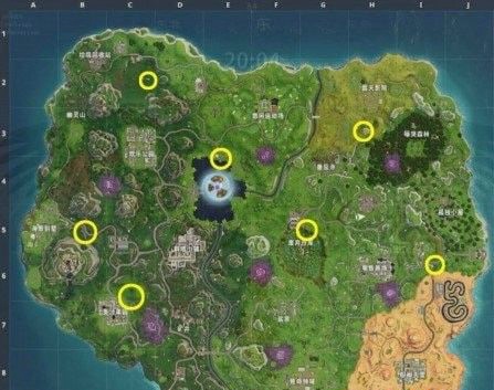 堡垒之夜第六赛季第五周任务攻略火圈在哪 第六赛季第五周隐藏任务怎么做