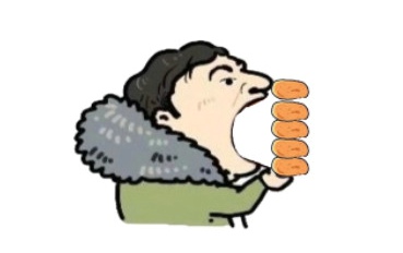 王思聪吃热狗图片大全 王思聪吃热狗头像大全