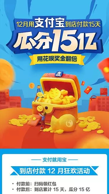 支付宝12月瓜分15亿怎么参加 支付宝12月新版改动活动介绍