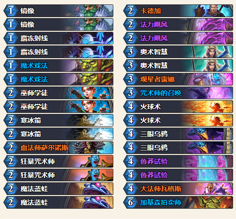 炉石传说暗影崛起法师卡组速递 暗影崛起法师什么卡组好玩
