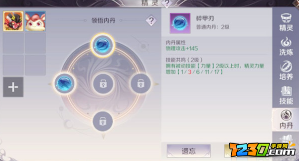 完美世界手游精灵内丹怎么得 精灵内丹有什么用