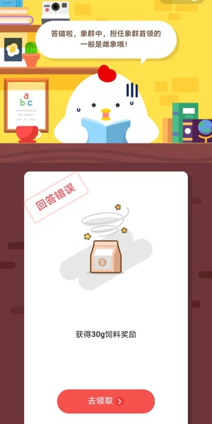 象群中担任象群首领的一般是 支付宝蚂蚁庄园4月3日答案
